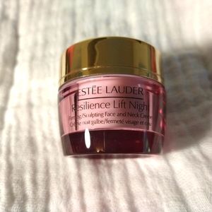 NEW Estee Lauder Resilience Lift Night Firming/Sculpting Face & Neck Creme .5 oz